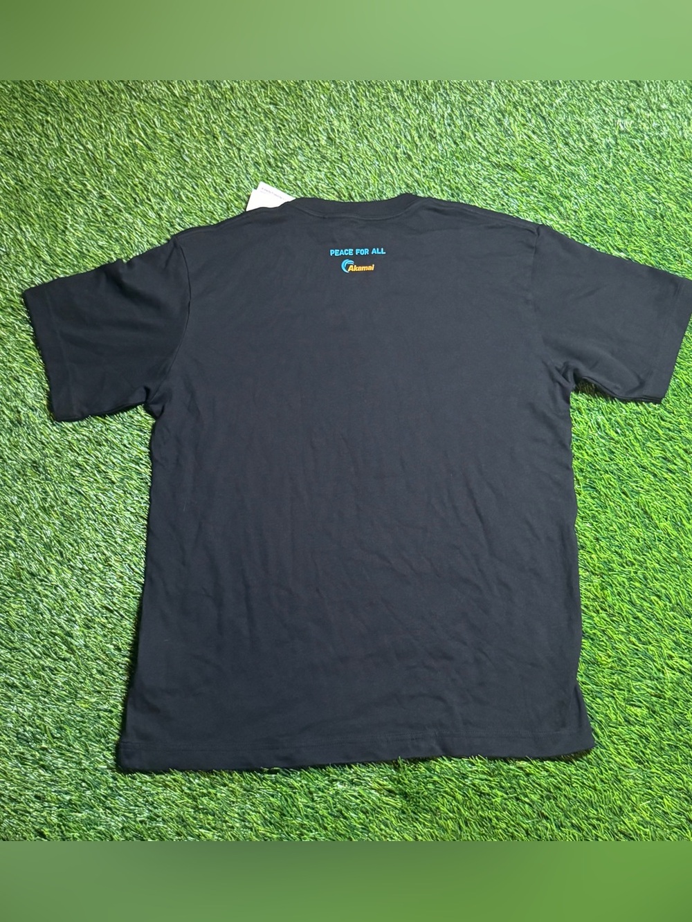 UNIQLO UT PEACE FOR ALL Akamai Black Graphic Short Sleeve T-shirt TEE SMALL - Picture 3 of 6
